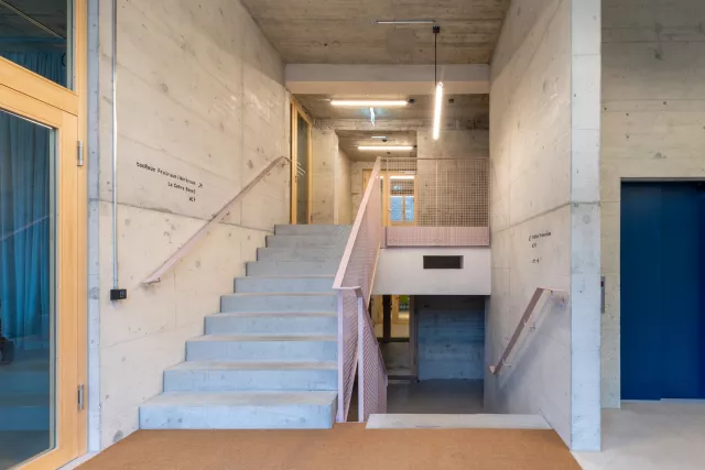 Treppenhaus am Eingang CoDeck tonRaum